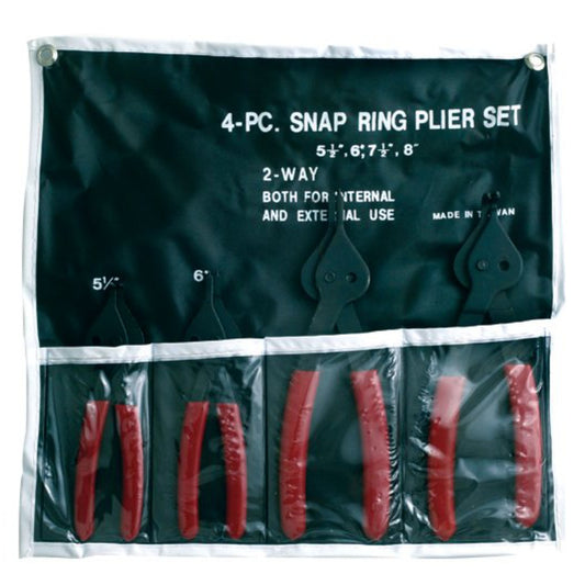 4pc Snap Ring Plier Set