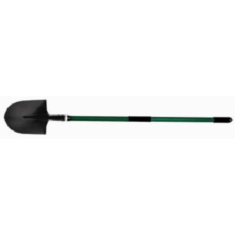 Round Point Shovel Long Fiberglass Handle