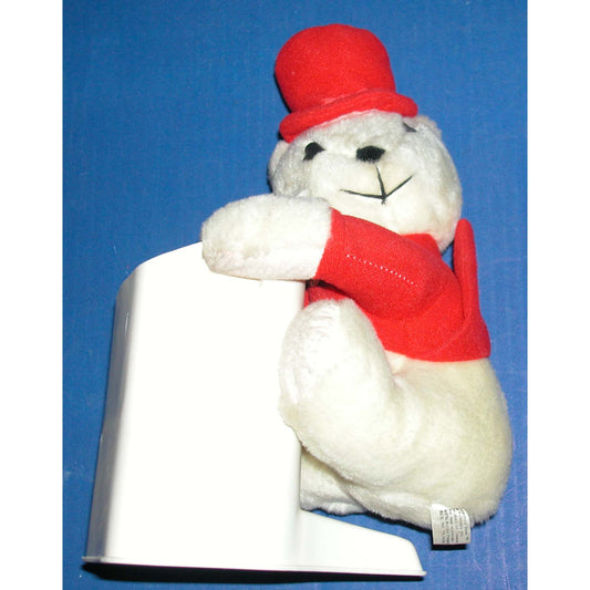 Red Valentine Bear with Vase